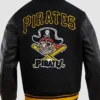Pittsburgh Pirates Black Varsity Jacket Back