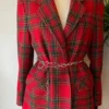 Plaid Christmas Blazer Style 5 510x638 1