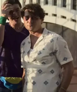 Players Augustus Prew Geometric Patterns White Shirt