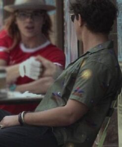 Players Augustus Prew Olive Green Cotton Shirt