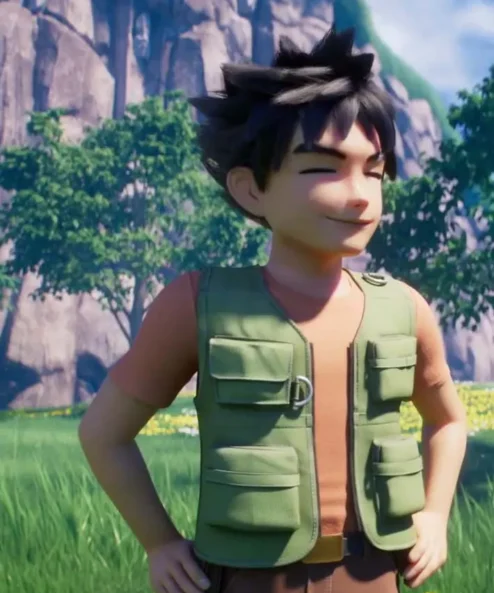 Pokemon Brock Takeshi Green Cosplay Vest