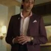 Poker Face 2023 Sterling Frost Jr Maroon Blazer