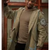 Power Book II Ghost Zeke Cotton Khaki Long Coat