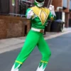 Power Ranger Mighty Morphin Polyester Green Costume