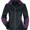 Pretty Poisons Riverdale Black and Purple Varsity Jacket