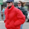 Princess Diana Puffer Red Jacket