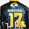 Puka Nacua Jeff Hamilton Black Jacket Back