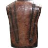 Shop Crocodile Brown Leather Vest