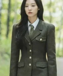 Queen Of Tears Hong Hae-in Grey Wool Coat