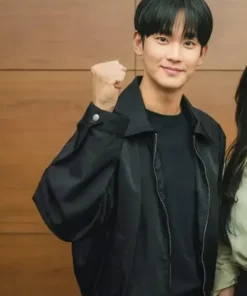 Queen of Tears Kim Soo hyun Full Zip up Black Jacket