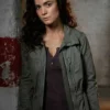 Queen of the South Alice Braga Green Cotton Jacket