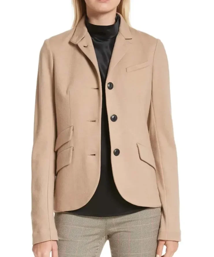 Queen of the South Teresa Mendoza Wool Beige Blazer