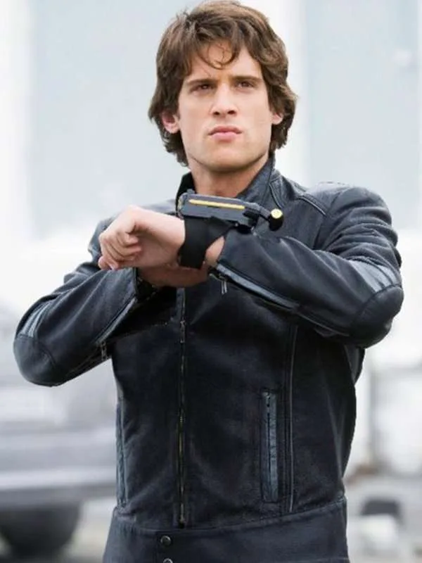RPM Dillon Power Rangers Dan Ewing Leather Jacket
