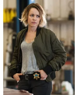 Rachel McAdams True Detective Green Bomber Jacket