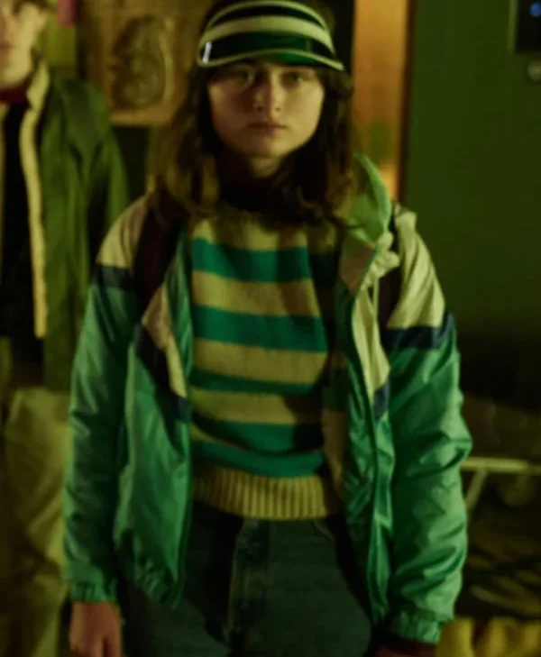 Raffey Cassidy White Noise 2022 Green Jacket