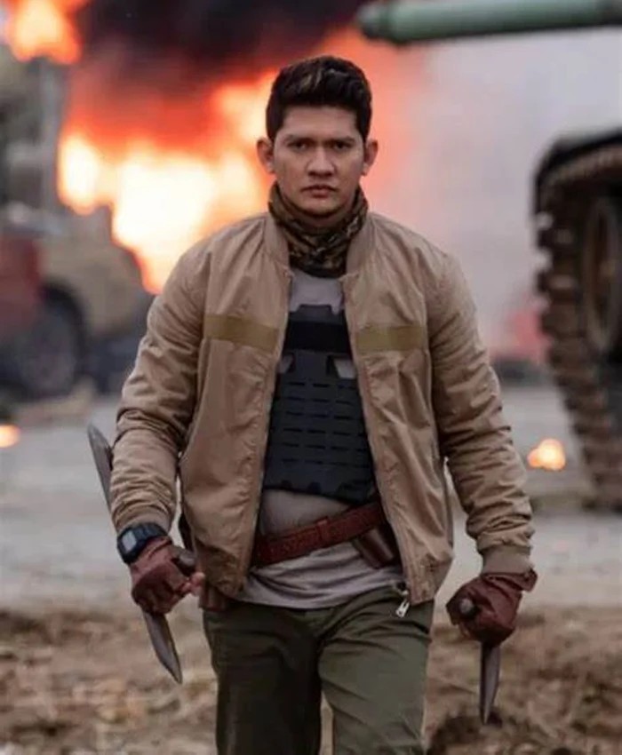 Rahmat The Expendables 4 Brown Bomber Jacket