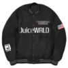 Rap Singer Juice Wrld 999 Life Black Bomber Jacket
