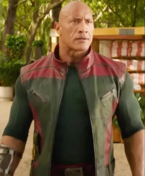 Red One Dwayne Johnson Leather Vest
