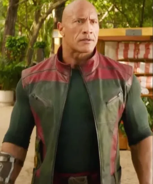 Red One Dwayne Johnson Leather Vest