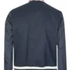 Reggie Mantle Riverdale S05 Bomber Grey Jacket back look