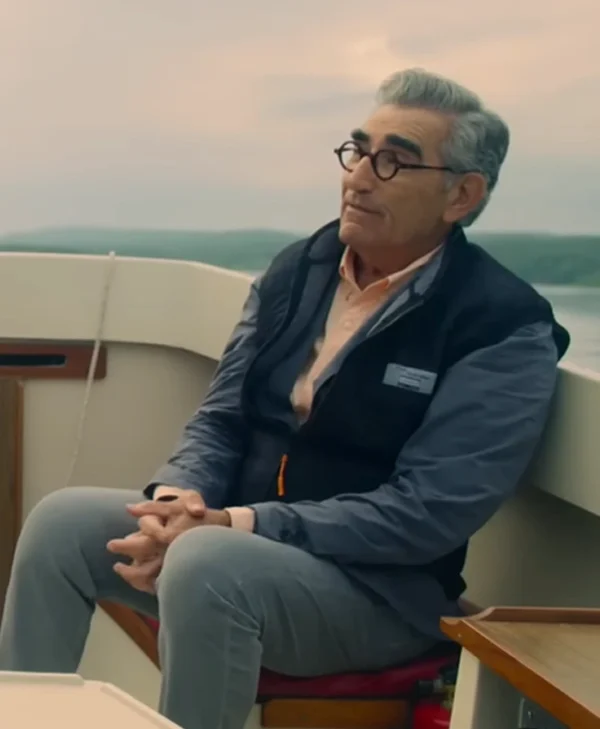Reluctant Traveler Eugene Levy Black Vest