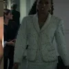 Renee Upgraded 2024 White Tweed Blazer