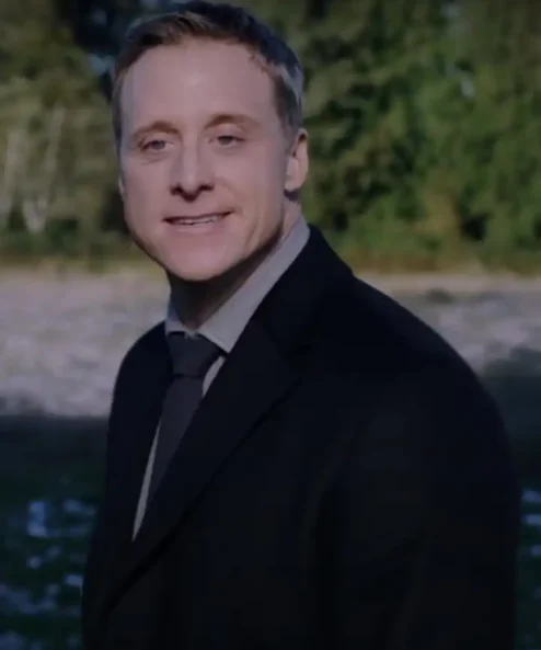 Resident Alien Alan Tudyk Black Wool Coat