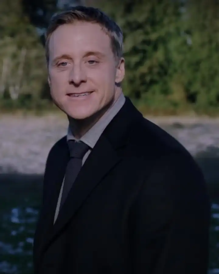 Resident Alien Alan Tudyk Black Wool Coat