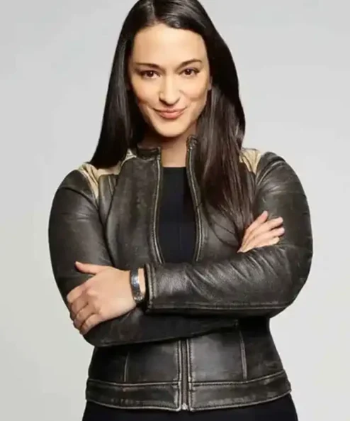 Resident Alien Asta Twelvetrees Black Biker Leather Jacket