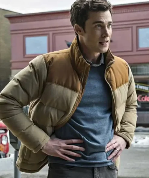 Resident Alien Mayor Ben Hawthorne Brown Puffer Jacket