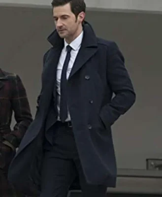 Richard Armitage Berlin Station Series Coat For Men