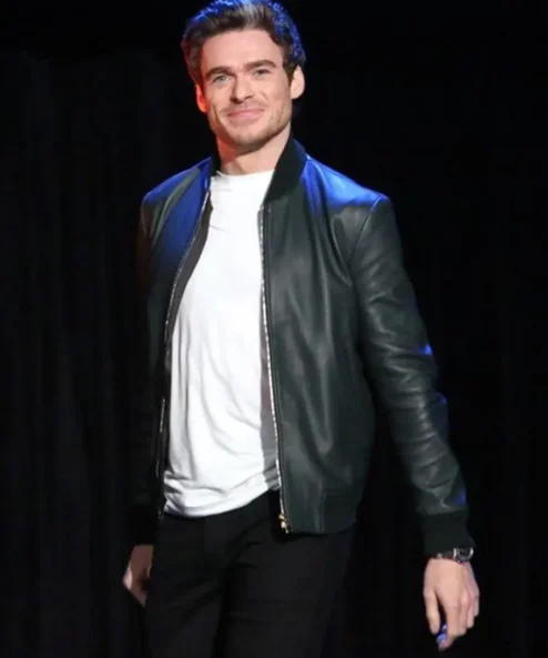 Richard Madden The Eternals Movie Premiere Bomber Jacket