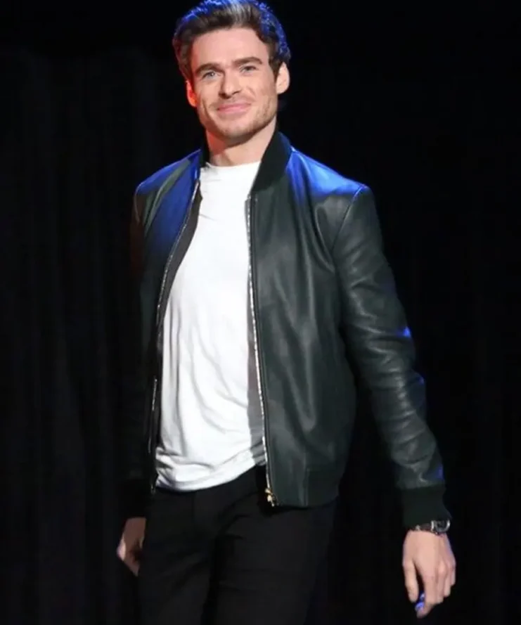 Richard Madden The Eternals Movie Premiere Bomber Jacket