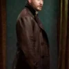 Rip Wheeler Yellowstone Black Long Leather Coat