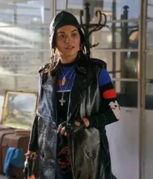 Rita-Ora-Twist-2021-Dodge-Black-Trench-Coat