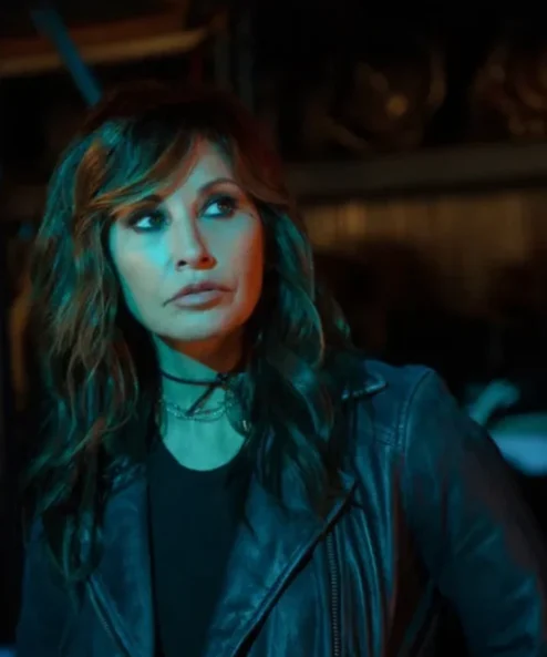 Riverdale Gladys Jones Biker Leather Black Jacket