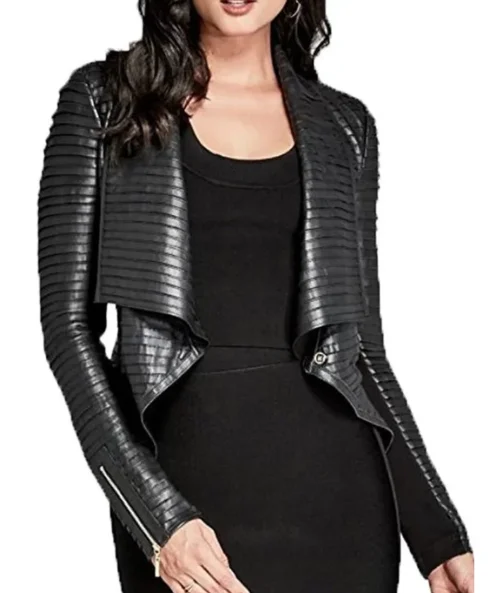 Riverdale Madelaine Petsch Leather Black Jacket