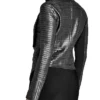 Riverdale Madelaine Petsch Leather Black Jacket back look
