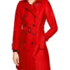 Riverdale Polly Cooper Red Double Breasted Coat