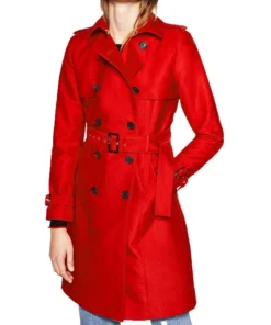Riverdale Polly Cooper Red Double Breasted Coat
