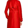 Riverdale Polly Cooper Red Double Breasted Coat back look