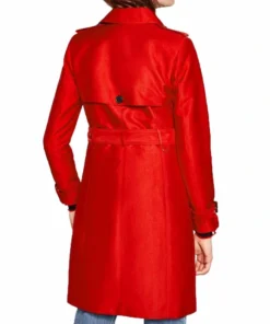 Riverdale Polly Cooper Red Double Breasted Coat back look
