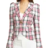 Riverdale S05 Vanessa Morgan Suiting Fabric Plaid Blazer