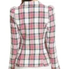 Riverdale S05 Vanessa Morgan Suiting Fabric Plaid Blazer back look