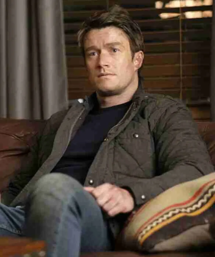 Robert Buckley iZombie Dark Grey Quilted Jacket