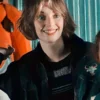 Robin Buckley TV Series Stranger Things Season 4 Maya Hawke Black Sherpa Denim Jacket
