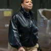 Robyn McCall The Equalizer Black Quilted Jacket
