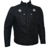 Rokk Krinn Smallville Cosmic Boy Quilted Black Jacket