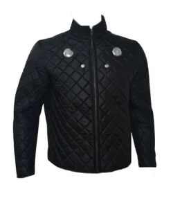 Rokk Krinn Smallville Cosmic Boy Quilted Black Jacket