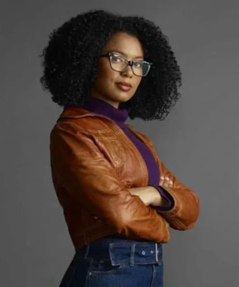 Rosalind Walker Chilling Adventures Sabrina of Cropped Leather Jacket